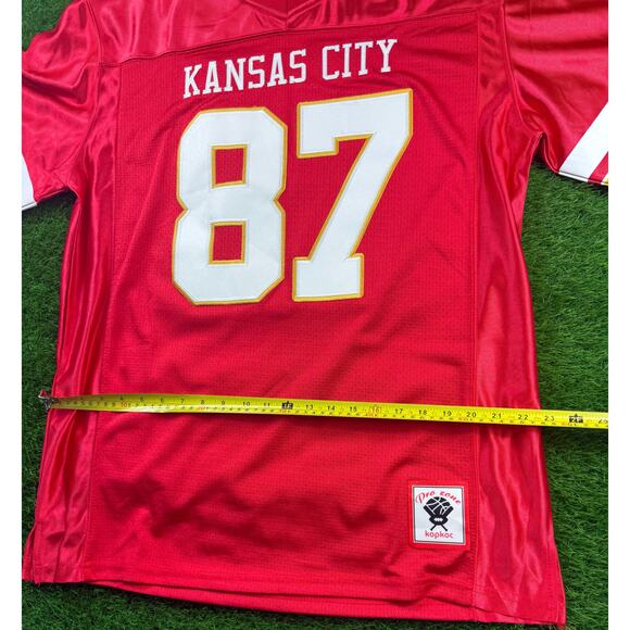 Kansas City Chiefs #87 Red Football Jersey XL kopkoc Fan Apparel Travis Kelce - Picture 5 of 8